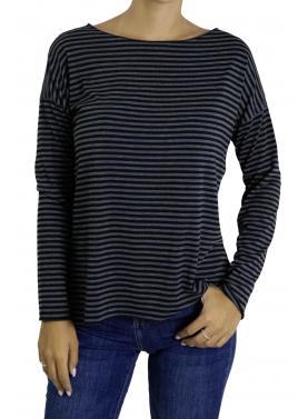 maglia a righe con manica lunga